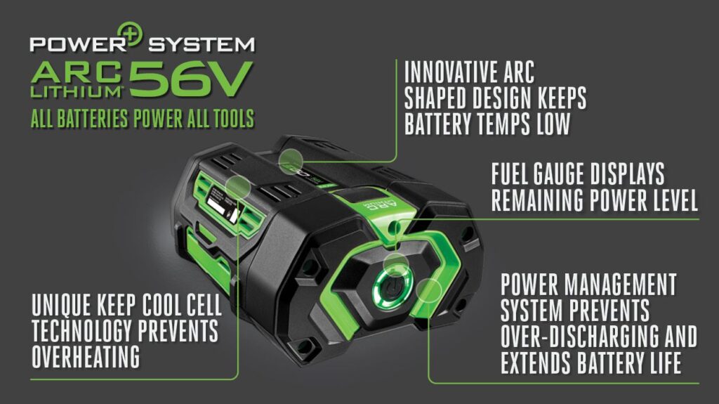 EGO POWER+ 5.0 AMP HOUR BATTERY WITH FUEL GAUGE Capital Tools